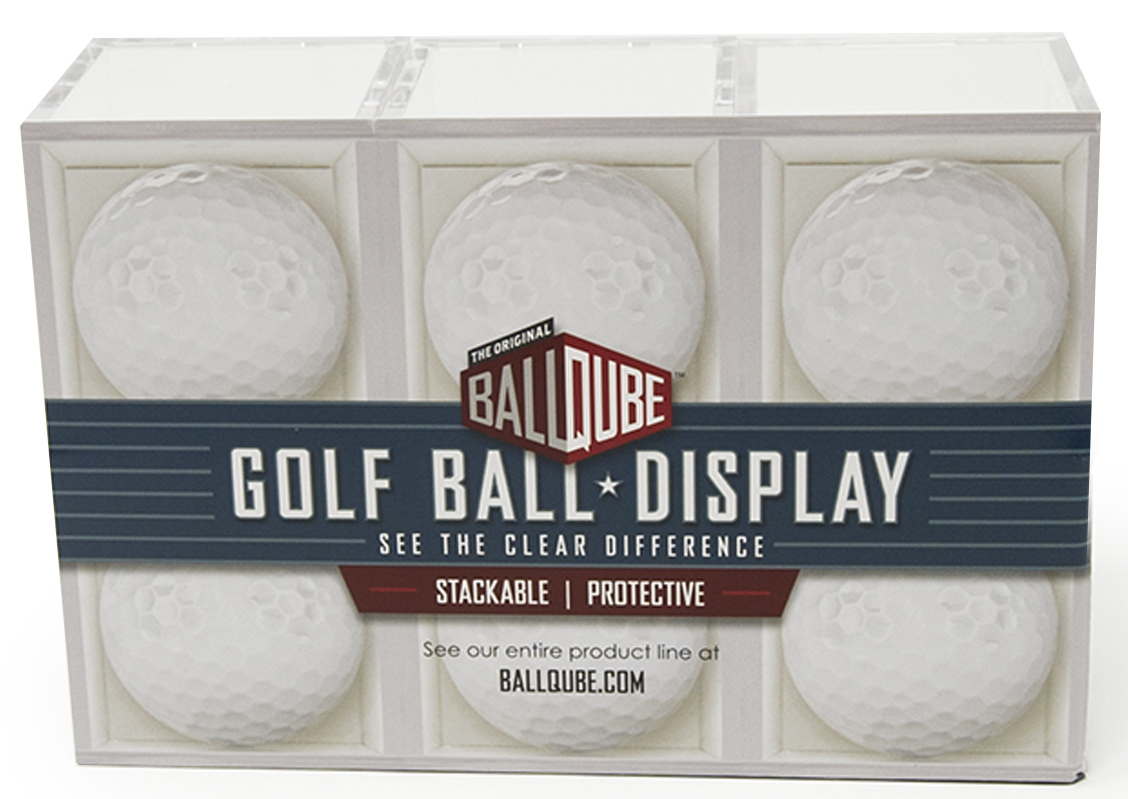 Golf Ball Holder | Display | Mount | Stand | Black